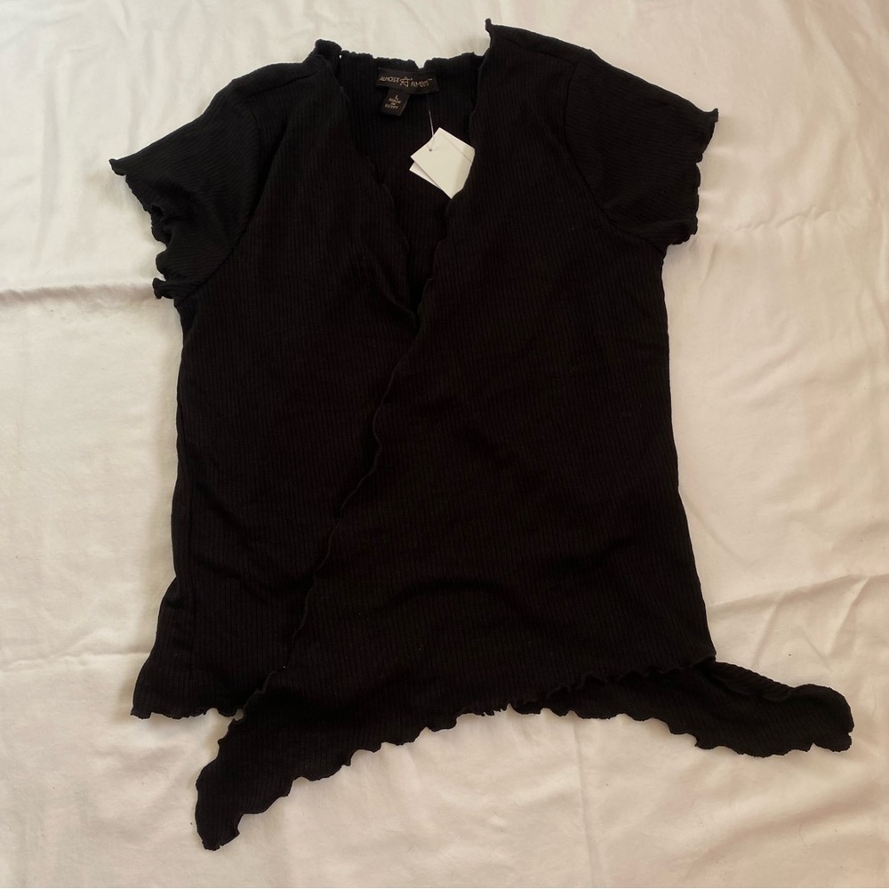 new with tags trendy wrap around top